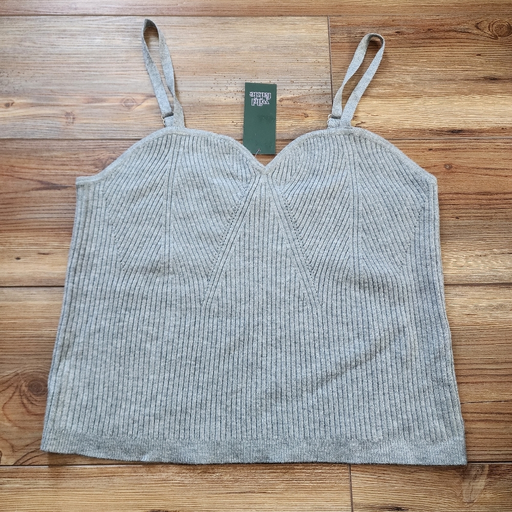 Wild Fable Sweater Tank Womens XXL Gray NEW